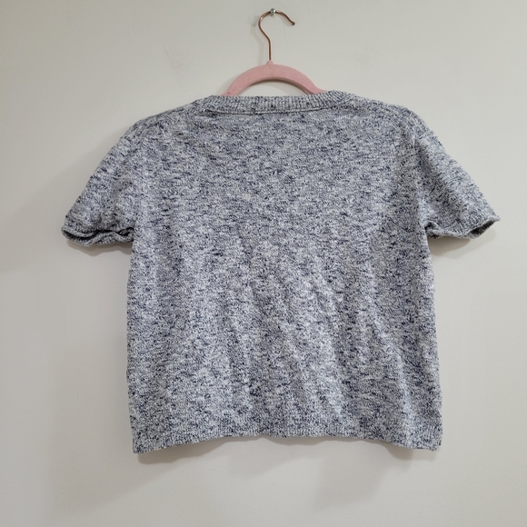 Madewell knit cropped pocket tee S - Picture 2 of 5